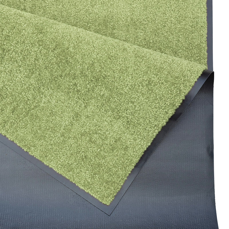 Wash & Clean Doormat, Green, 60cm W x 90cm L