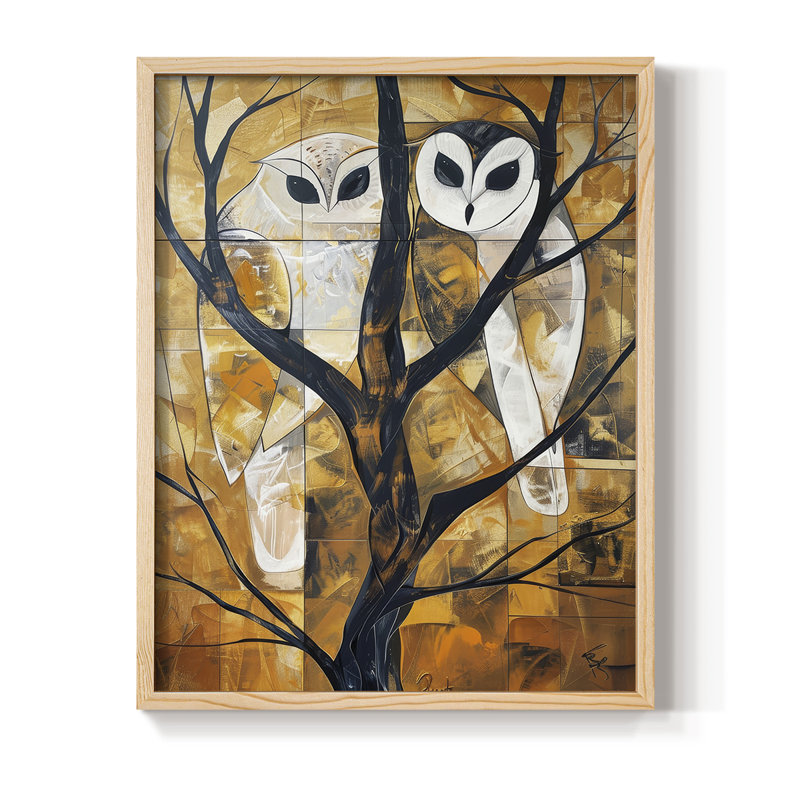 ANIMALS Series Lxxv - reproduction encadrée de qualité supérieure - prête à être accrochée - aucun clou requis