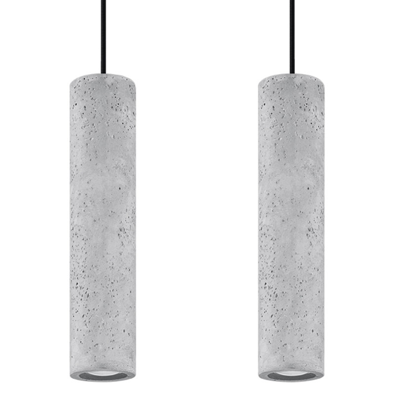 Bakstran - Light Grey Pendant, 100cm H x 34cm W x 6cm D