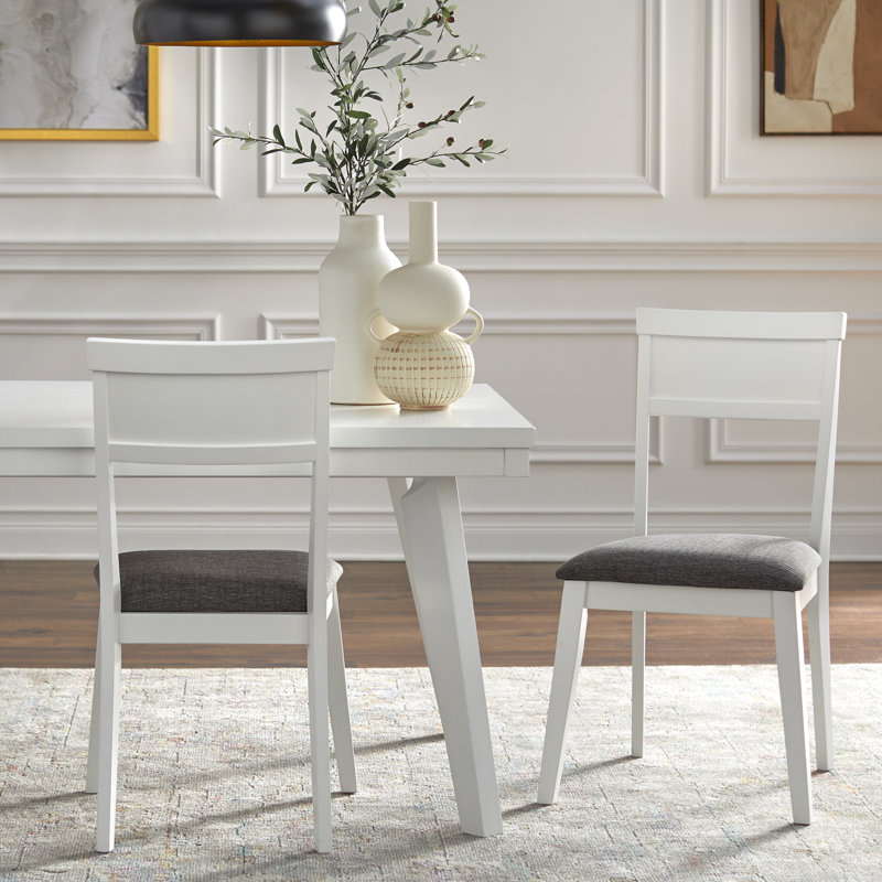 Chaise de salle à manger Kyte, Blanc