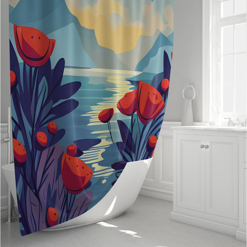 Rideau de douche Cyler, H 93 po x l 70 po