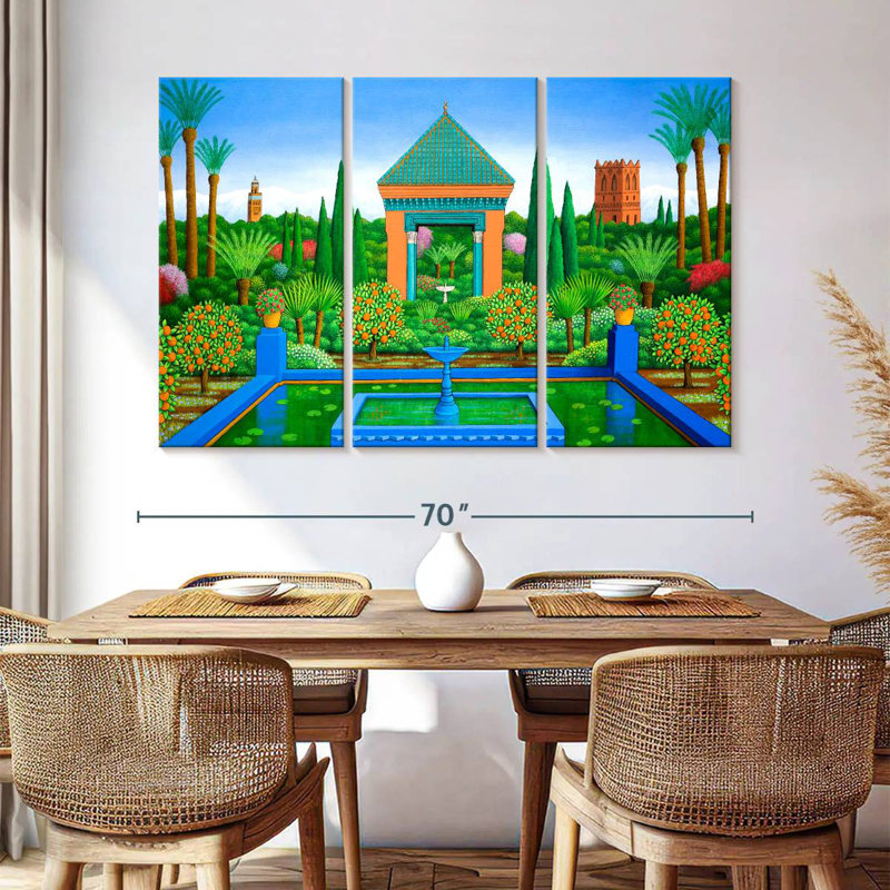 Rorry Marjorelle Oranges, 42" H x 65" W