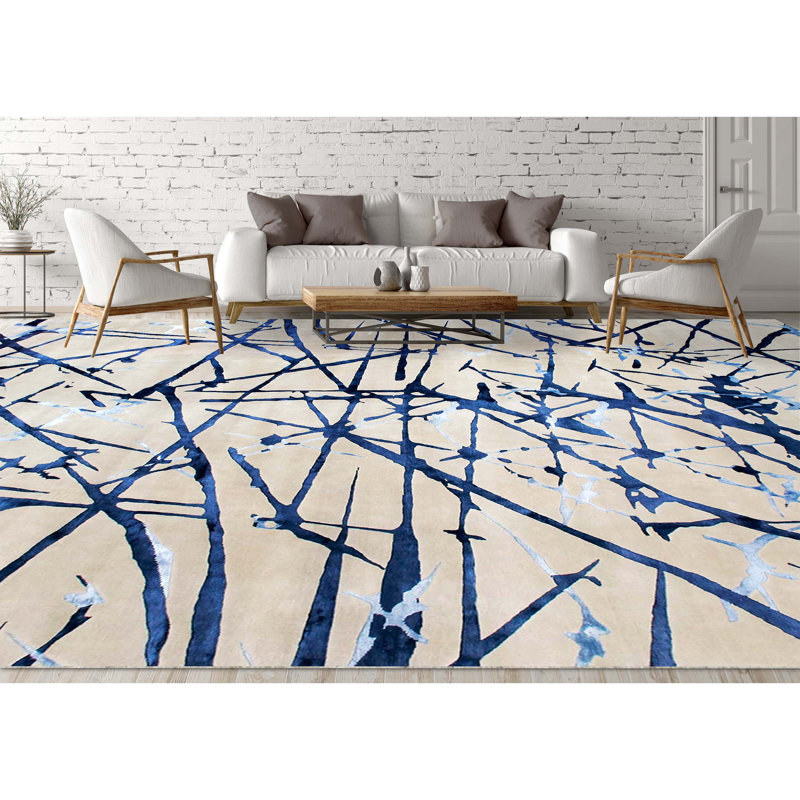 Abstract Area Rug, Rectangle 6' x 9'