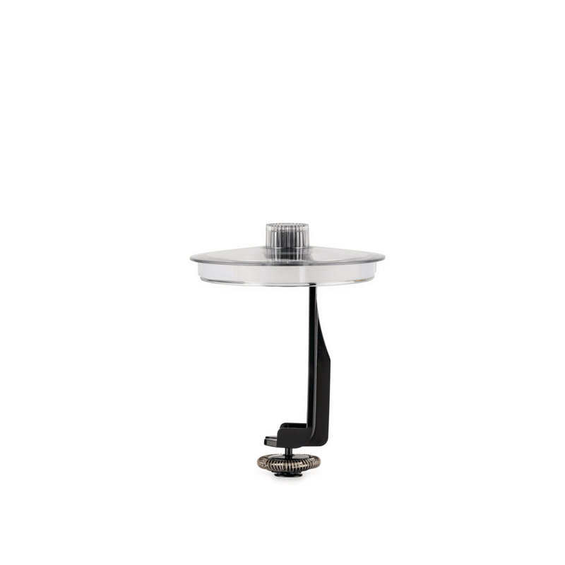 Alessi Plissé Automatic Milk Frother, Black