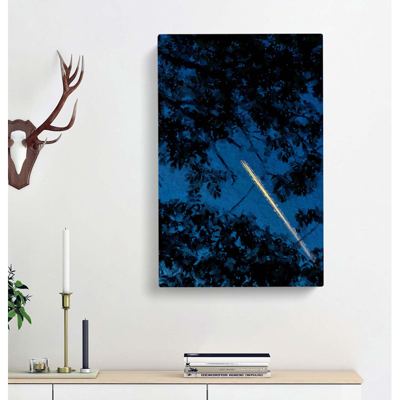 Airplane Through the Trees - Wrapped Canvas, 60cm H x 40cm W x 3cm D