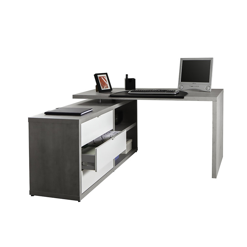 Pratico L-Shaped Executive Desk