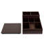 Rangement pour condiment en cuir dacasso