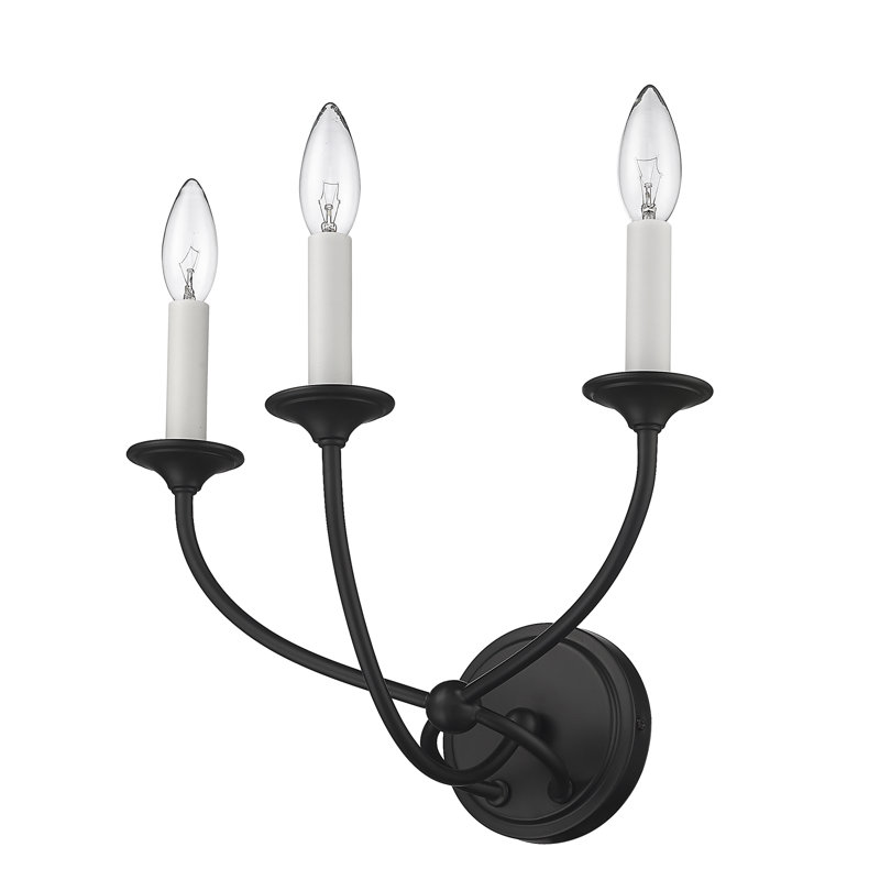 Steel Candle Wall Light