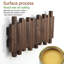 Portemanteaux mural en bois naturel