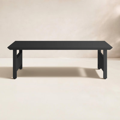 Everlee 48'' Metal Outdoor Coffee Table