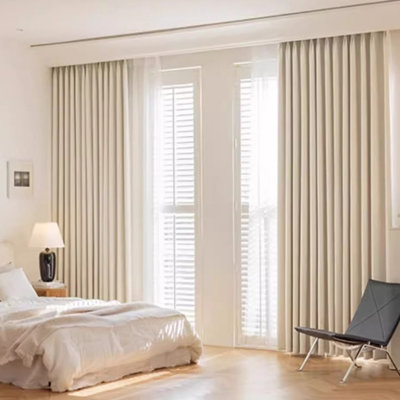 Mekeba Chenille Room Darkening Curtain Pair