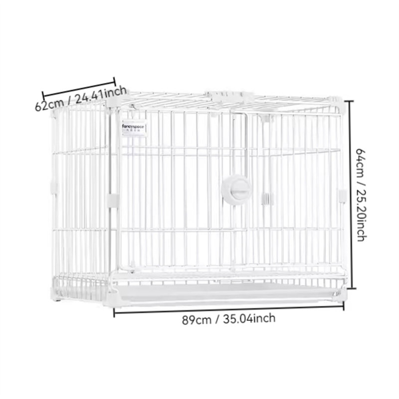 Panel Metal Exercise Pen, 25.19" H x 35.03" W x 24.4" D