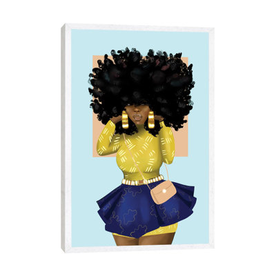 Afro Bomb - Print on Canvas