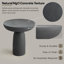 Ensemble de tables basses 31,5 po MgO Cement Mushroom et 17,7 po