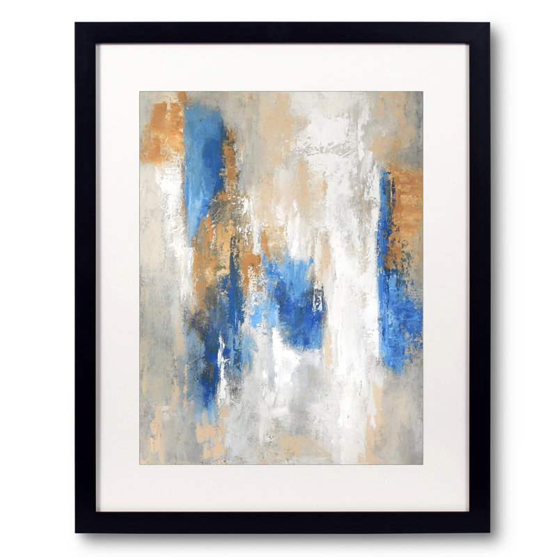 Raining Royals Print by Lisa Daniels, Black Framed Paper, 20" H x 16" W
