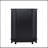 Black Bathroom Cabinet Triangle Corner Storage Cabinet With Adjustable Shelf Modern Style MDF Board-1505530574