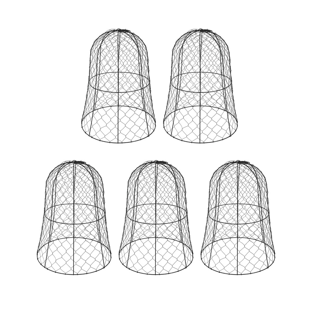 YaoTown Plant Protector and Cover Garden Wire Cloche Accessory (Set of 5) YaoTown 
