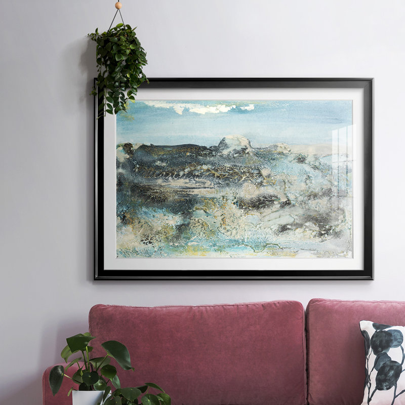 Motif de paix I, impression sur papier, Noir, H 15 po x l 21 po x P 1,5 po