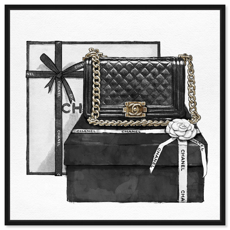 Gifted Beauty - Impression sur toile, Toile encadrée noire, H 40 po x l 40 po
