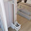 Très grande armoire à miroir pleine grandeur 11,8 po x 15,7 po 63 po, organisation à plusieurs couches, apparence élégante, style américain, pratique blanche concise, design,