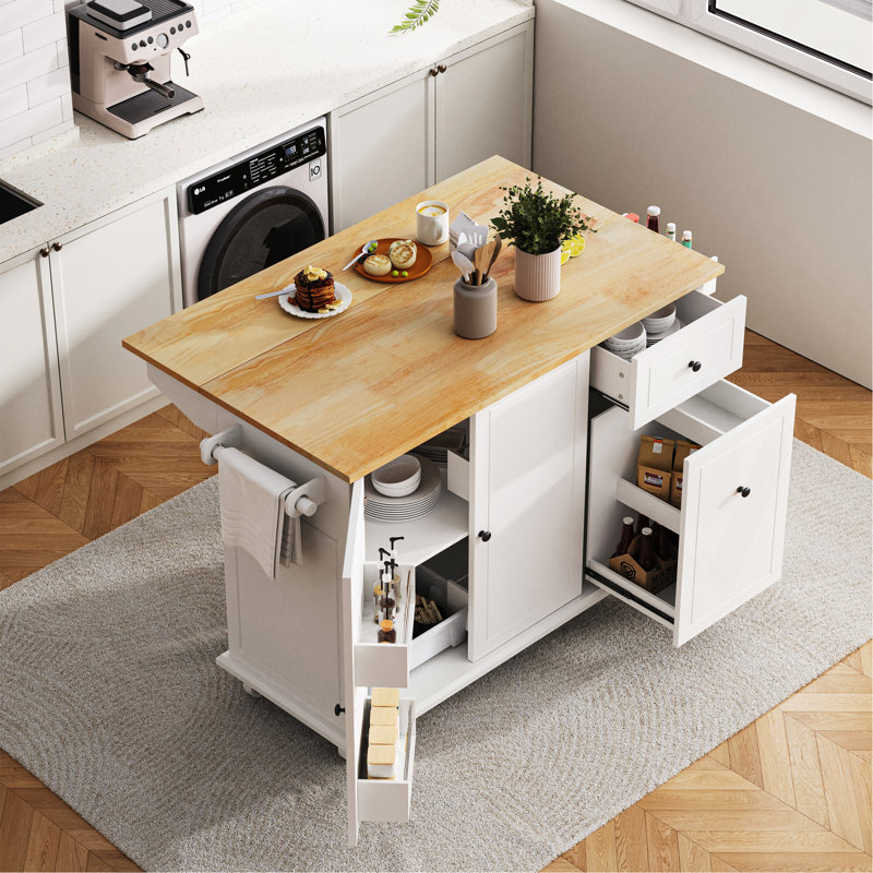 Îlot de cuisine polyvalent avec des caractéristiques innovantes pour une expérience de cuisson améliorée