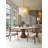 La Costa Round Marble Top Dining Table