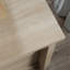 Table de chevet, finition brune