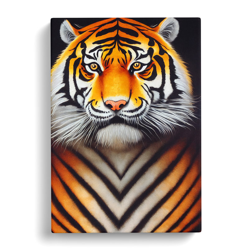 Tiger Portrait Vol.4 - Wrapped Canvas, 76cm H x 50cm W x 3cm D