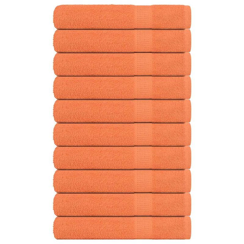 Sawiki 100% Cotton Bath Towels, White, Beach Towel - 10 Pack