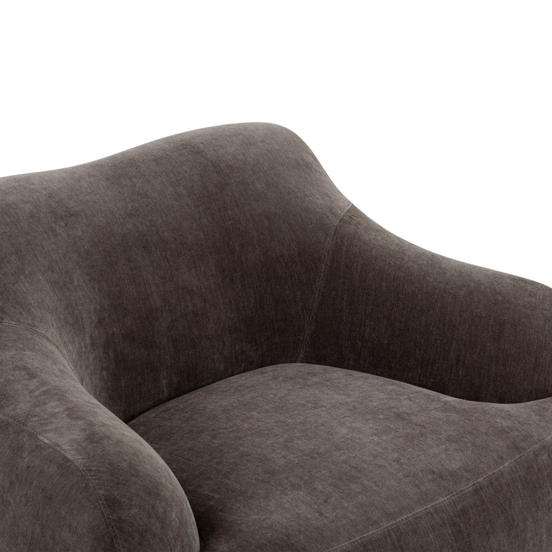 Orla Upholstered Swivel Chair- Chenille