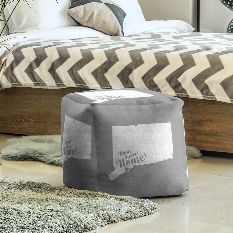 Repose-pieds à cubes bridgeport the home, Gris