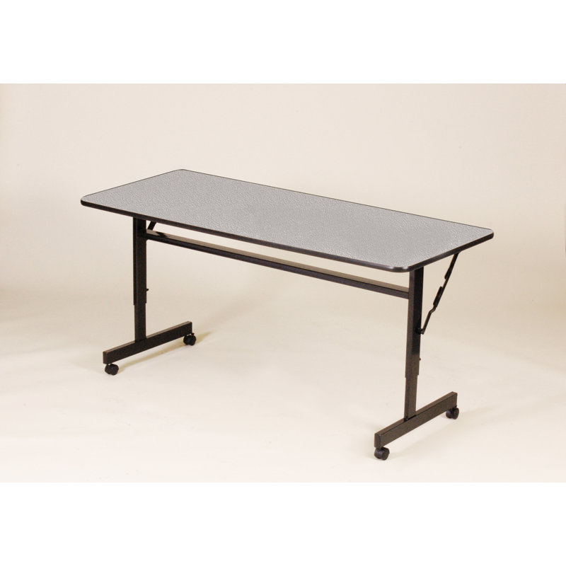 Table de formation à hauteur ajustable avec roulettes Borchert, Granite, l 72 po