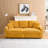 80" Corduroy Folding Sofa Bed with Cup Holder and Pillow-340515302