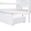 Lit de jour en bois pleine grandeur avec 3 tiroirs spacieux, ports USB et bureau intégré pour une vie moderne et fonctionnelle.-1816948693-1816948695