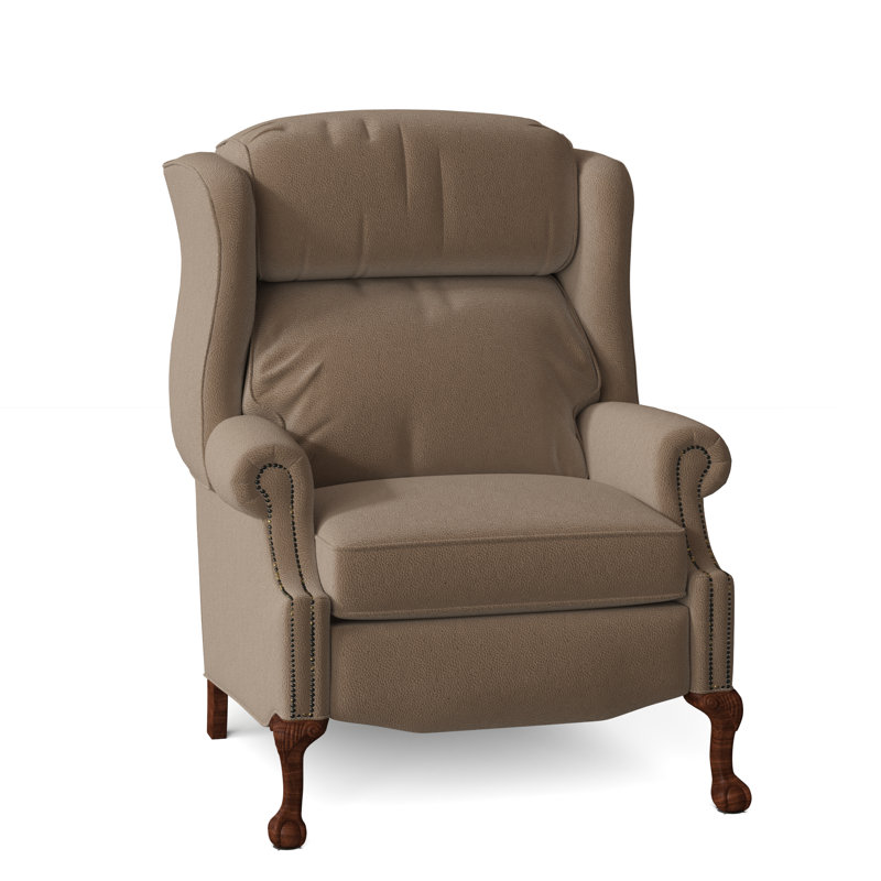 Maxwell Recliner, Outsider Raven Genuine Leather, Mahogany, Power