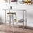 Workbench w/ 18 Ga 430 Series SS Top & Undershelf, 48"W x 24"D