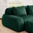 114" Flannel L-Shaped Modular Sectional With Ottoman-873230048