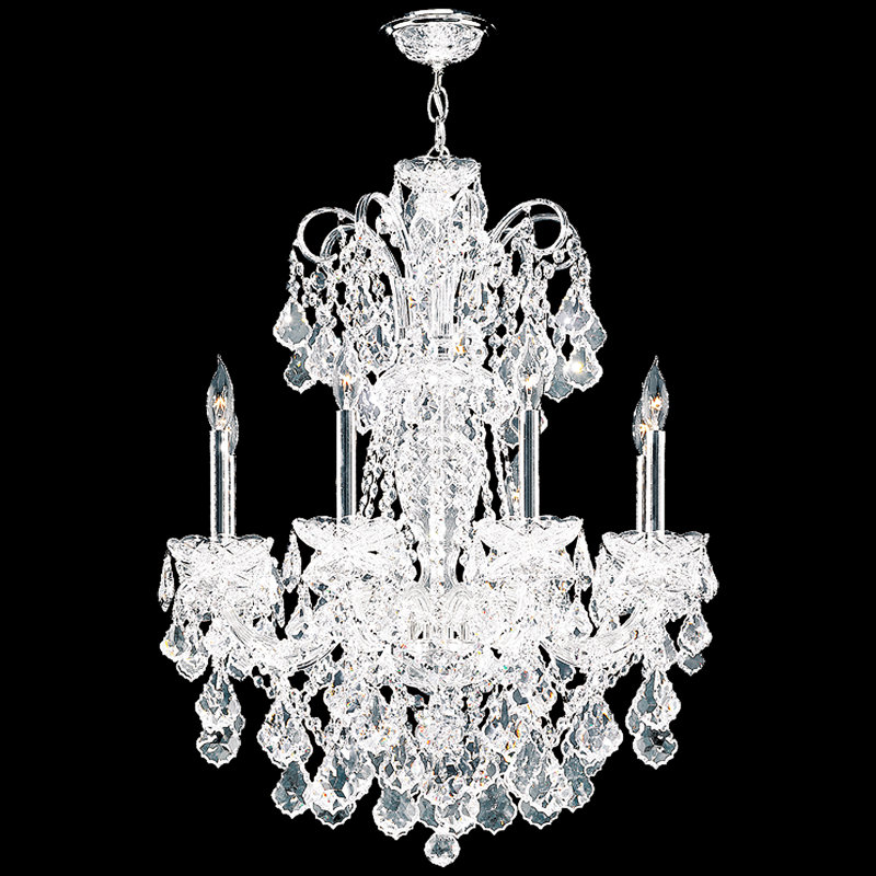Maria Elena Chandelier, 38" H x 33" W x 33" D, Swarovski Spectra