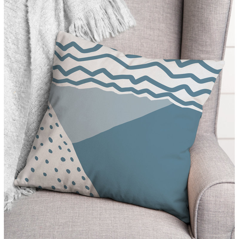 Coussin décoratif intérieur / extérieur, Bleu