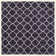 Carolene Hand Tufted Wool/Cotton/Latex Geometric Rug in Purple/Ivory