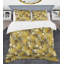 Motif de luxe moderne et doré - Ensemble de housse de couette abstrait Glam - Microfibre de polyester-40702057