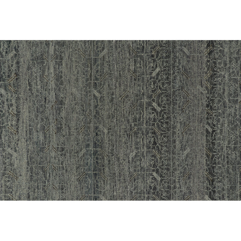 Rug & Kilim’S Khotan Style Rug In Gray And Brown With Floral Borders