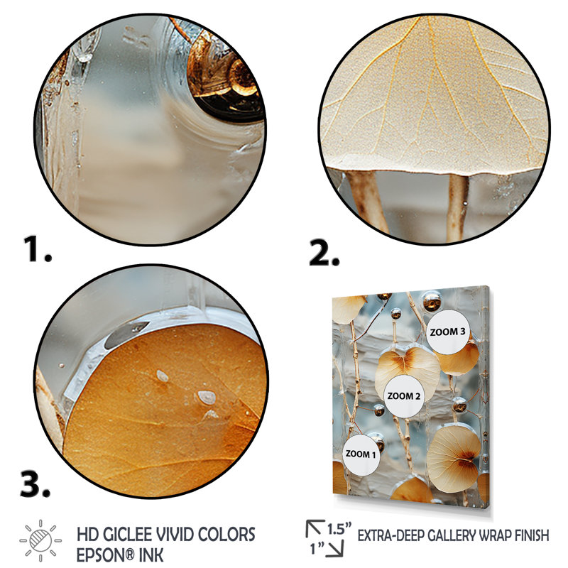 American Basswood Essence II - arbre, art mural, H 20 po x l 12 po x P 1 po, Cadre photo argenté