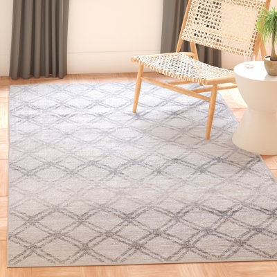Tapis argenté / gris anthracite Muniz