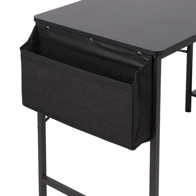 Foldable Modular Iron Computer Desk