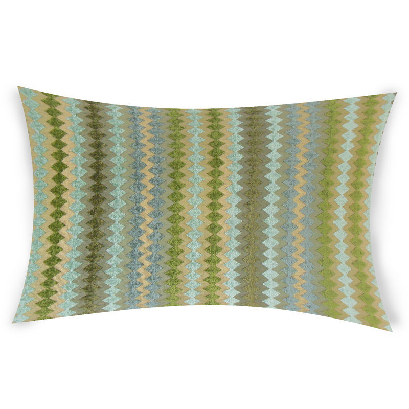  Housse de coussin rectangulaire et insert, Brun, 12 po x 18 po