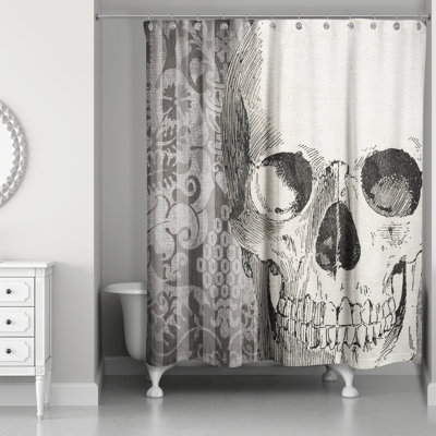 Rideau de douche simple squelette