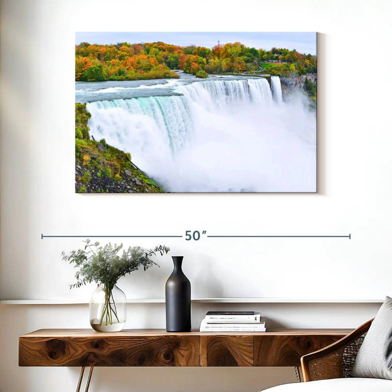 Automne aux chutes du Niagara, H 26 po x l 39 po