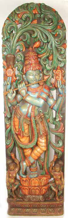 Krishna cannelé bleu