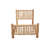 Fireside Lodge Cedar Log Small Spindle Bed - Double - Vintage-89992120-89992121